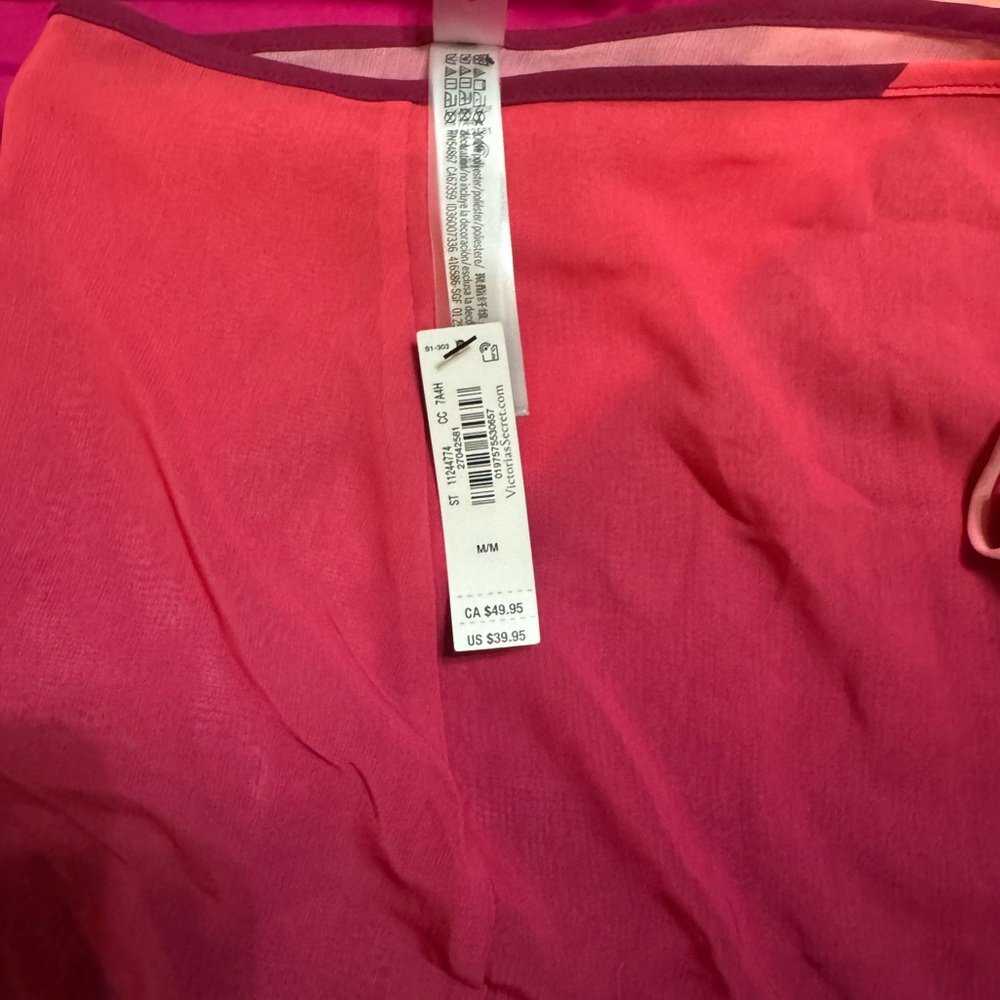 Victoria's Secret Pink and Orange suit with matching wrap - Picture 2 of 5